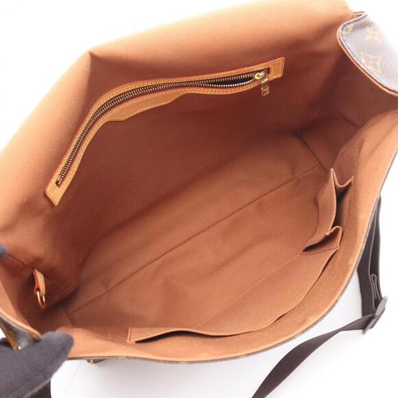 LOUIS VUITTON Authentic Brown Monogram Leather Shoulder Bag - Picture 3 of 13